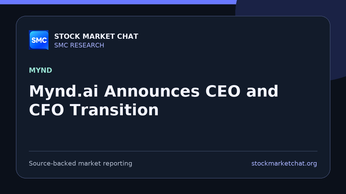 Mynd.ai Announces CEO and CFO Transition