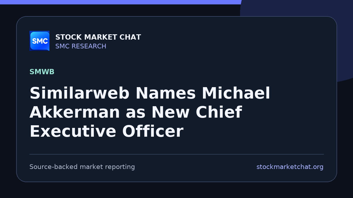 Similarweb Names Michael Akkerman as New Chief Executive Officer